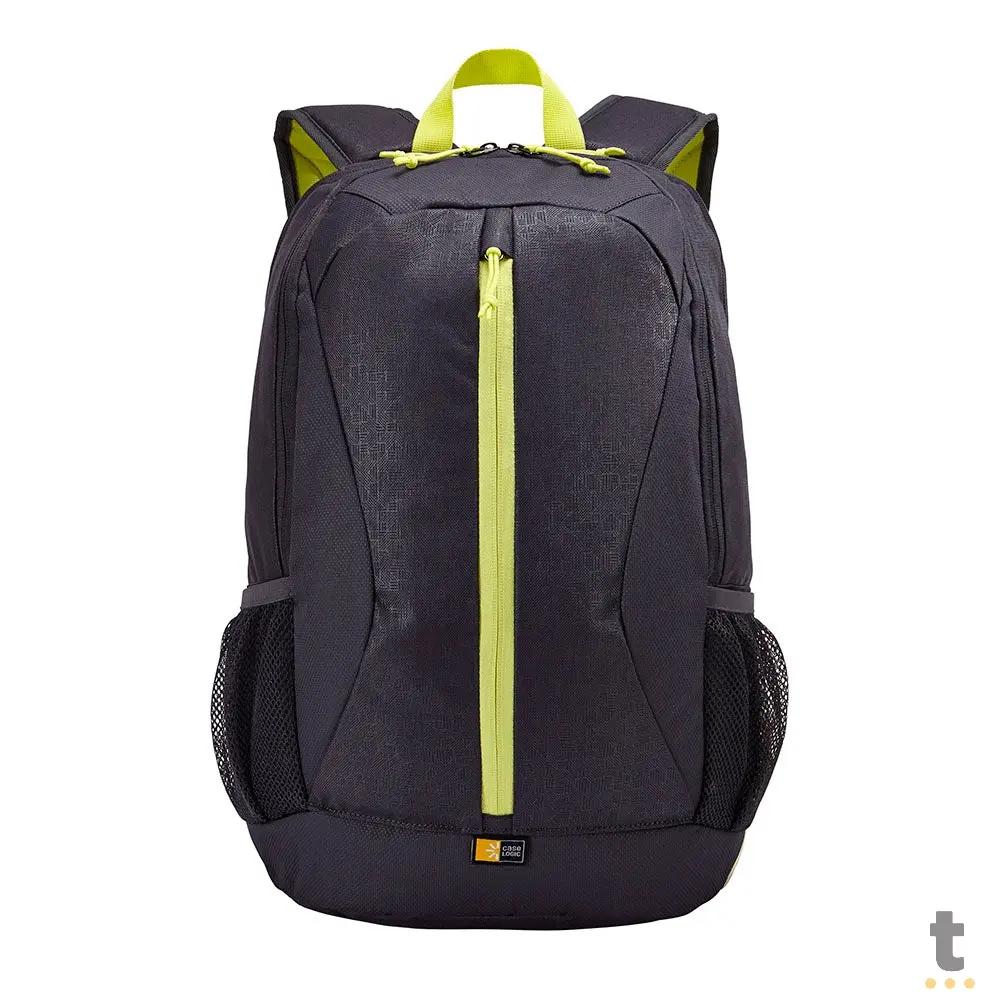 Mochila para Notebook 15.6" Ibira Case Logic Preta e Verde - 582299 Truedata